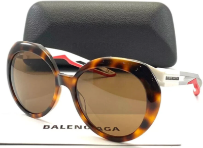 NEW BALENCIAGA BB0024S 002 HAVANA AUTHENTIC SUNGLASSES 56-16-135 JAPAN W/CASE Balenciaga Women main image 3