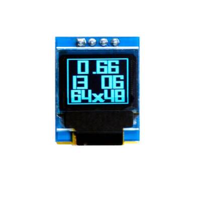 Compatible Mini SSD1306 OLED Display Panel Shield 64x48 Pixels 0.66'' IIC/I2C