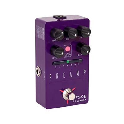FS06-F06 FLAMMA FS06 Digital Preamp Pedal Built-in Cabinet Simulation 7 Models