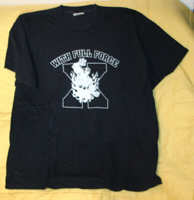 T-SHIRT XL WITH FULL FORCE FESTIVAL OFFICIAL VINTAGE | eBay