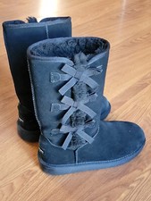 Koolaburra By UGG Black Bow Boot USA Size 3