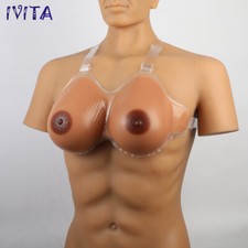 FF Cup Big Silicone Breast Forms Crossdresser Fake Boobs