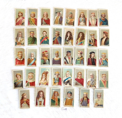 Vintage Kings Queen Willss Cigarettes Advertising Tobacco Cards Rare 38 Pc CB45