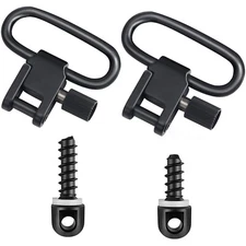 1" Rifle Sling Mounting Set Quick Detach Swivels Screw Stud Base Kit【us stock】