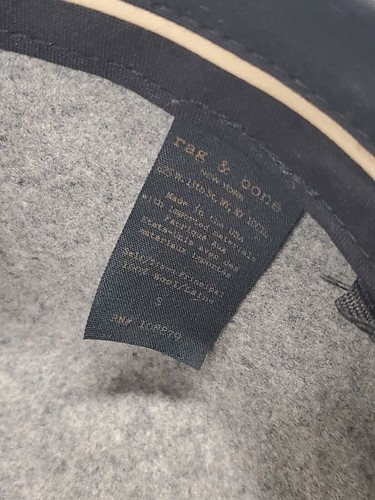 Hat - Women - Rag and Bone Gray Fedora Floppy Brim - Made in New York - Size S - Picture 7 of 7