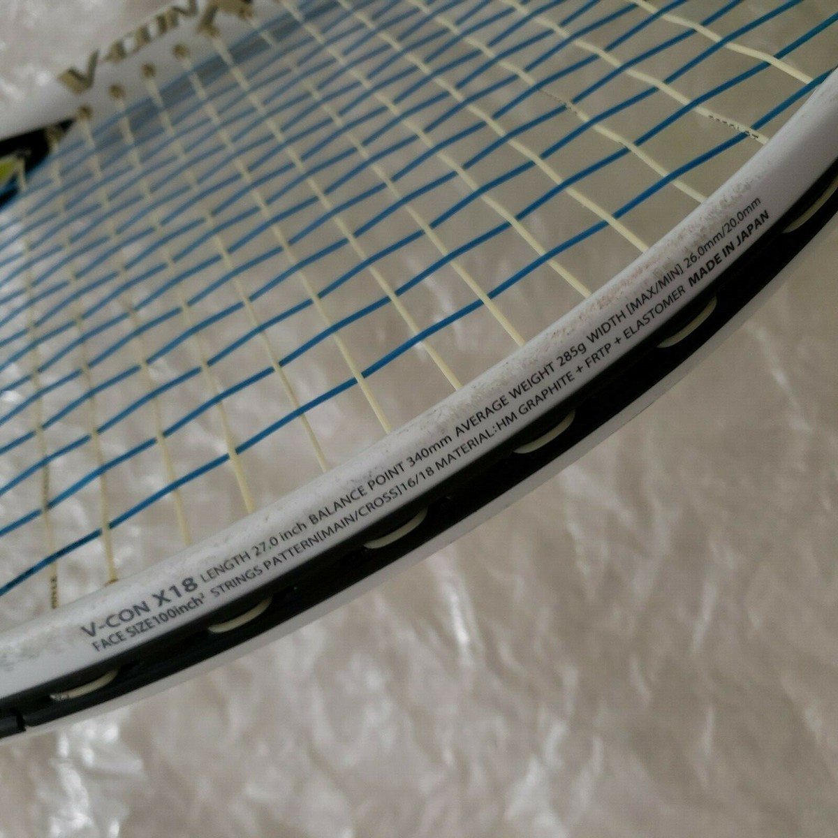 RARE! Yonex V-Con X18 Isometric 100 sq.in. Tennis Racket #1