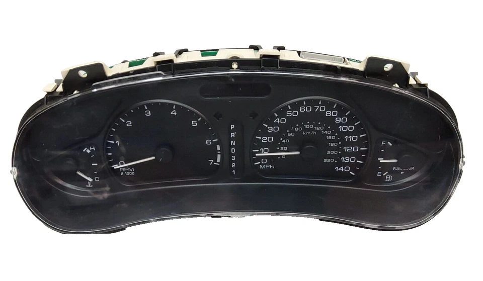 01-04 Oldsmobile Alero 140 mph medidor de velocidade cluster quilometragem desconhecida - Imagem 2 de 4