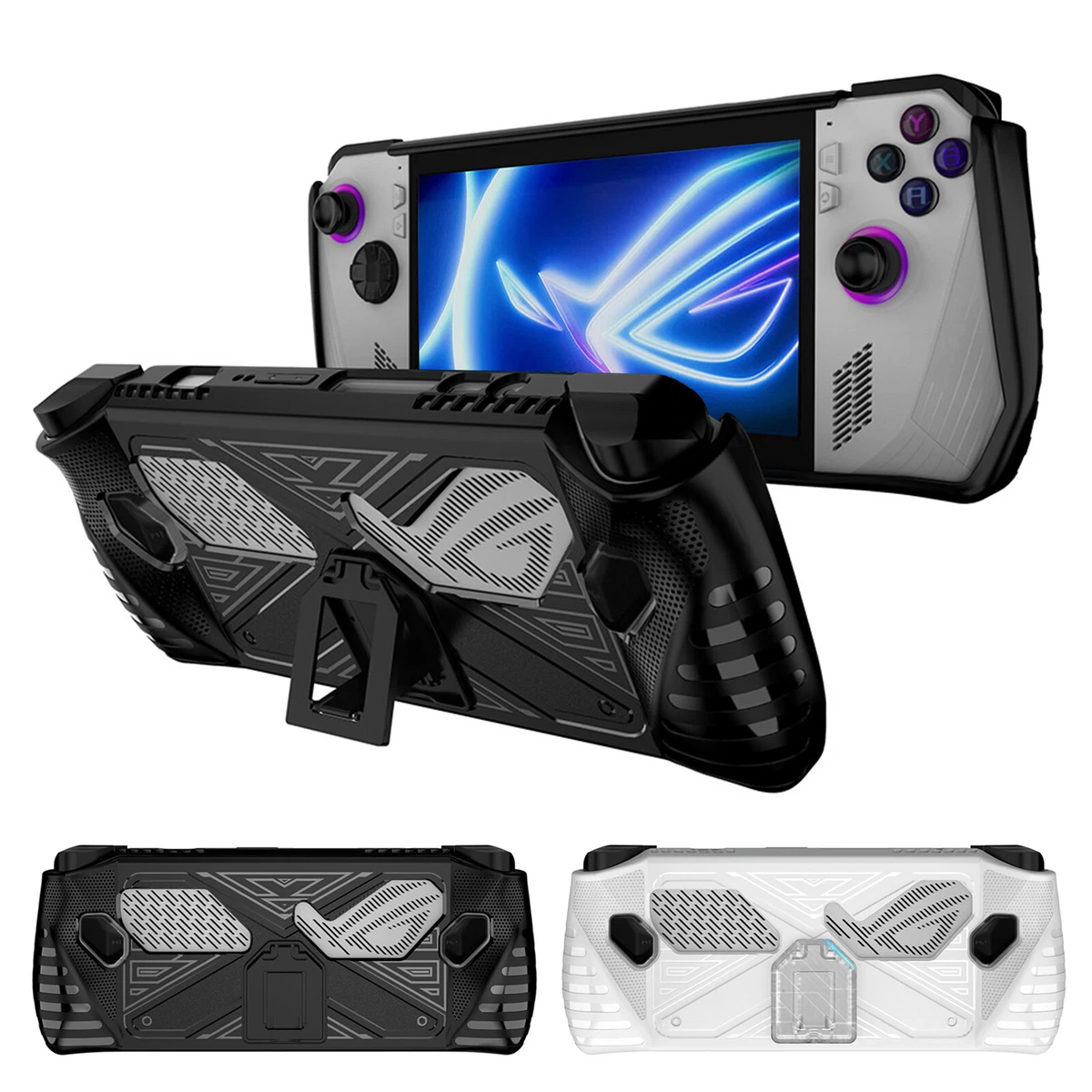 for Asus Rog Ally Case Cover TPU PC Silicone Protective Case Cover Game  Console Cover Game Console Accessories for Asus Rog Ally