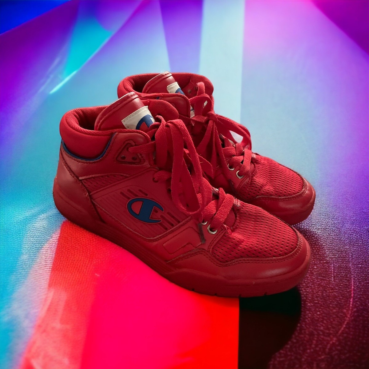 Champion Athletic Shoes Size 11 Scarlet Red 3 ON 3 Champion 3 on 3 Red C Logo Scarlet Men main image 4