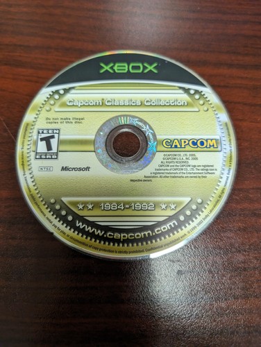 Capcom Classics Collection (Xbox, 2005) NO TRACKING - DISC ONLY #A7198
