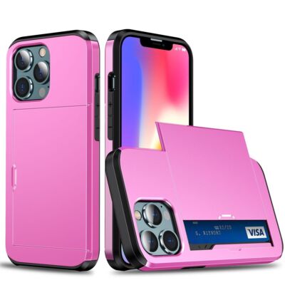 Schutz Handy Hülle für Apple IPhone 13 Case Cover Tasche Etuis Bumper Rosa Neu