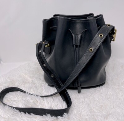 COACH 90's Vintage Purse Lula's Legacy Leather Bucket Bag