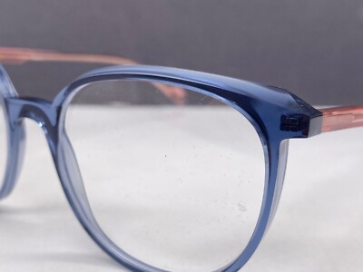 Carolin Abram Brille Damen Rund Blau Rosa Blush Cookie Panto Blush NP:249 