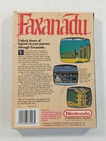 FAXANADU NINTENDO NES PAL-UKV (COMPLETE - MANUAL DAMAGED)