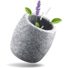 Robuste Sauna Verdampferschale aus Naturgranit – 6,5 x 6,5 cm für ätherische Öle