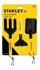 STANLEY Jr. Kid's Garden Tool Set Yellow/Black 3 pc
