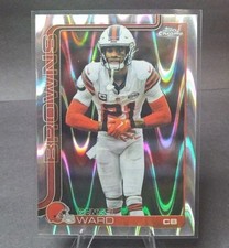 2025 Topps Chrome Football Denzel Ward RayWave #74