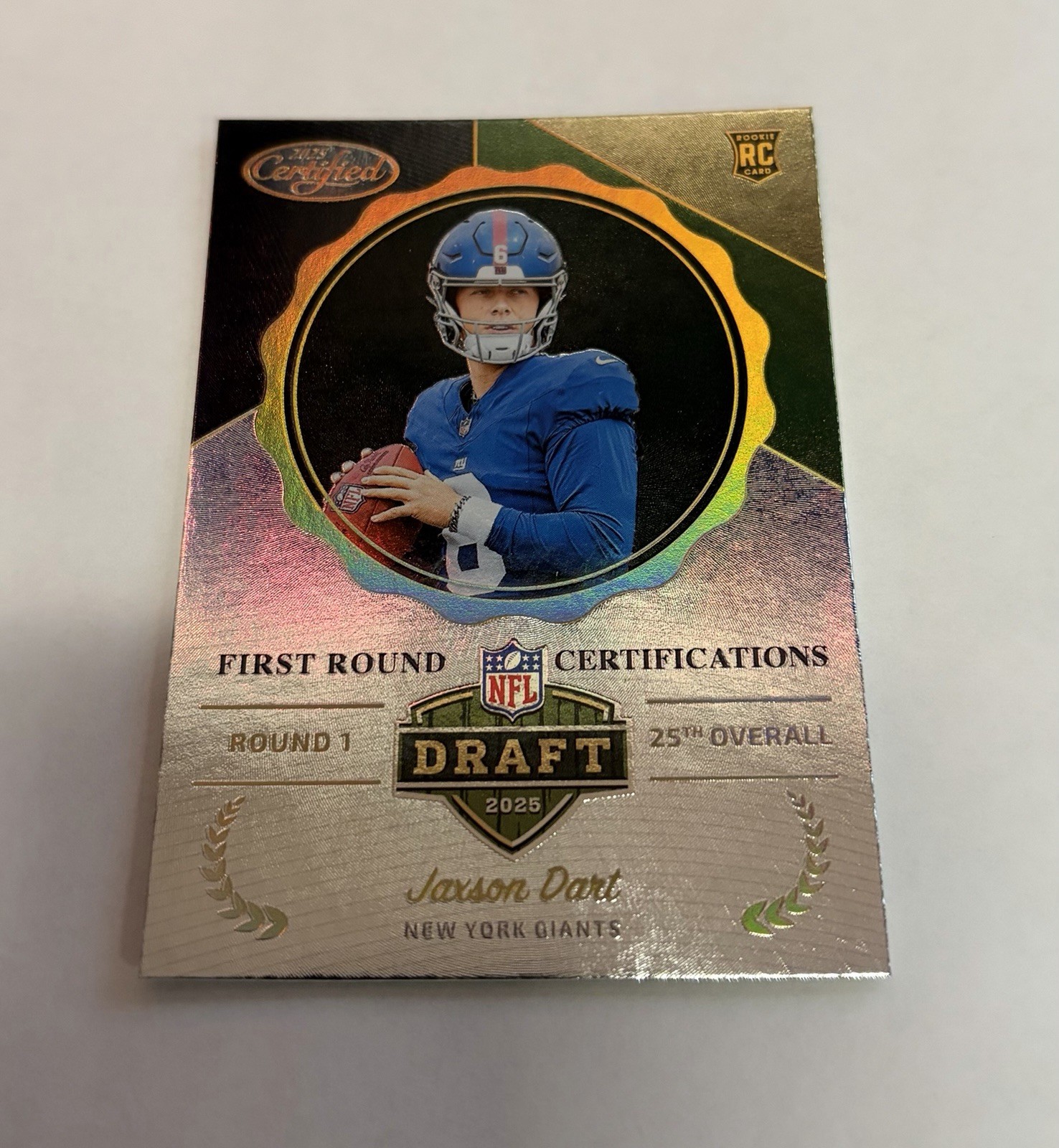 2025 Certified Jaxson Dart First Round Certifications Case Hit RC