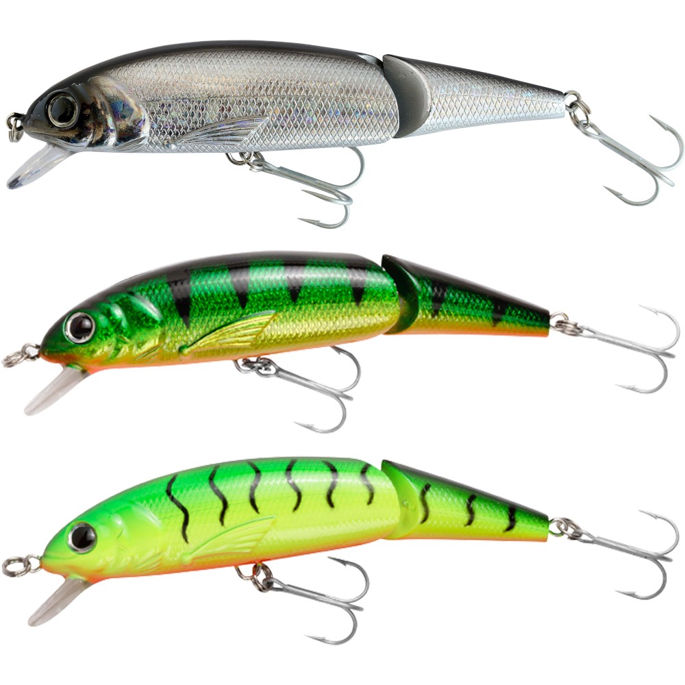 Abu Garcia Tormentor Minnow Crankbait Wobbler – 3er Pack – Diving Vane Hardbait Wobbler – Forelle, Barsch, Lachs, Hecht, Zander - Image 2