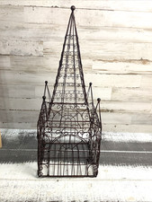 French Wire Deco Birdcage 19x7
