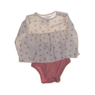 Have a good day, Body, Größe: 74/80, Weiß/Pink, Bio-Baumwolle, Mädchen #nHm