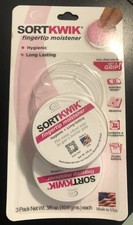 Sortkwik Fingertip Moisteners - 2 Pack Only