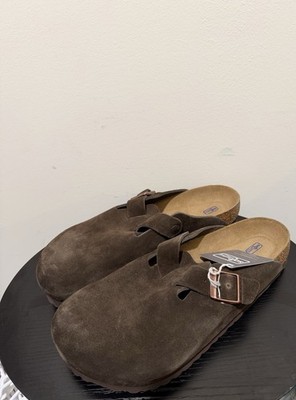 Birkenstock boston soft footbed suede leather in mocha size  display picture 3