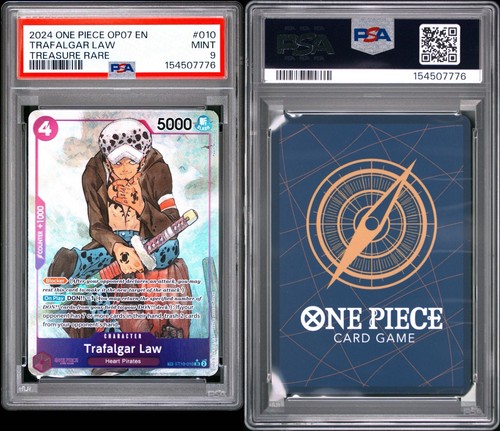 Trafalgar Law (Treasure Rare) graded PSA 9 for sale on eBay
