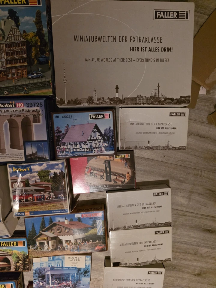 faller gebäude-set h0 Konvolut XXL Modelleisenbahn - Bild 4 von 4
