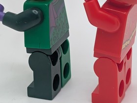 Lego DC Comics Minifigures Flash Riddler & Batman fm Set 76012 The Riddler Chase