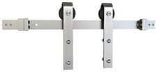 UPC 043156002658 product image for Schlage SD10-6.6 JSTP Strap Mount 78 Inch Sliding Barn Door Track - Stainless | upcitemdb.com