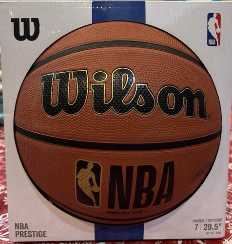 WILSON NBA Prestige Basketball Official Size 7 29.5" Indoor Outdoor Sports NIB
