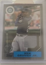 2022 Topps Series 1 - 1987 Topps Baseball Relics Ken Griffey Jr #87R-KG Black...