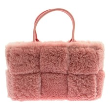 BOTTEGA VENETA Bottega Veneta Maxi Intrecciato Arco Mouton Tote Bag