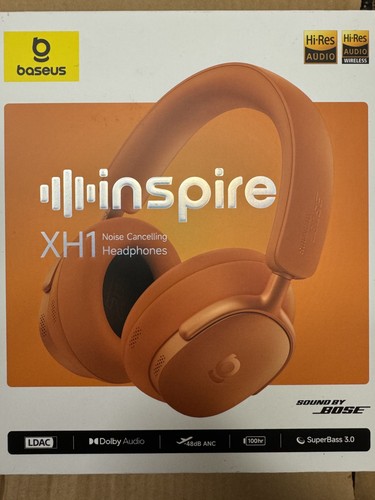Baseus Inspire XH1 Adaptive Active Noise Cancelling Headphones, Sound by Bose