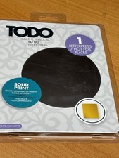 Todo Letterpress Hot Foil Plates Solid Print