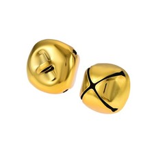 40pcs DIY Small Bells 20mm/0.79-Inch Craft Bells Bulk DIY Bells Bright Gold