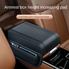 Universal Car Armrest Cushion with Pocket   Comfort Material Center Console 