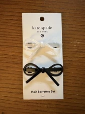 NWT Kate Spade New York x Target Bow Hair Barrettes Set