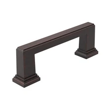 Transitional Steps  3-25/32" (96mm) C-to-C Brushed Oil-Rubbed Bronze Handle