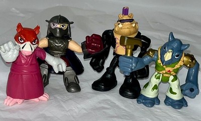 TMNT Half Shell Heroes Villains Lot Shredder Bebop Rocksteady Splinter