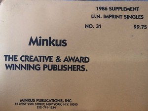 Minkus United Nations 1986 Supplement # 30