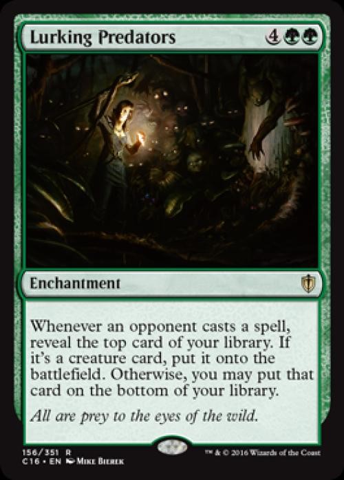 MTG English Lurking Predators NM Normal Commander 2016 Edition