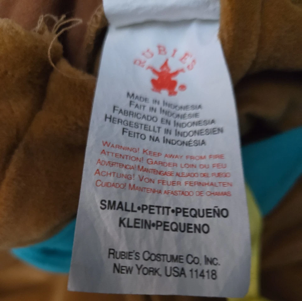 Disfraz de peluche Rubíes Scooby Doo para niño pequeño Foto 3 de 4