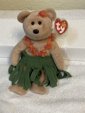 TY BEANIE BABY "ALANA" HAWAIIAN BEAR 2006