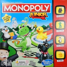 Monopoly Junior Board Game by Hasbro Gaming 2017 -  5 Years+  Complete
