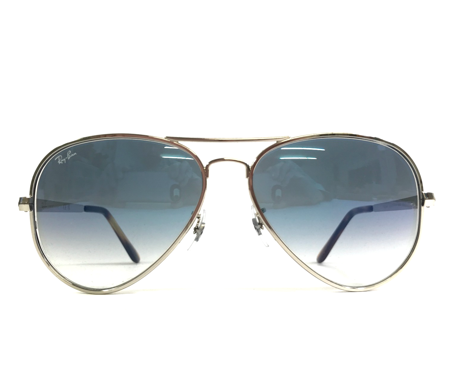 Ray - Ban Unisex Silver/Blue Rb3925 Aviator Max 003/3F Sunglasses Metal Pilot Normal Shaded - Image 2