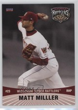 2012 Choice Wisconsin Timber Rattlers Matt Miller #12 0t2