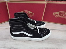Vans Sk8 Hi Black White Youth Skate Lace Up High Top Sneakers Pick Size NEW
