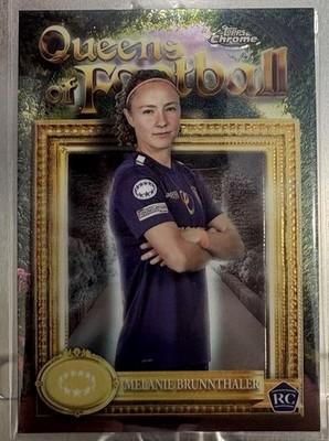 2024-25 Topps Chrome Uefa Womens Melanie Brunnthaler Queens Of Football
